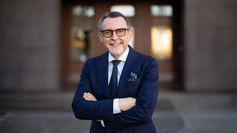 Mikael Gustafsson, vd på Orusts Sparbank